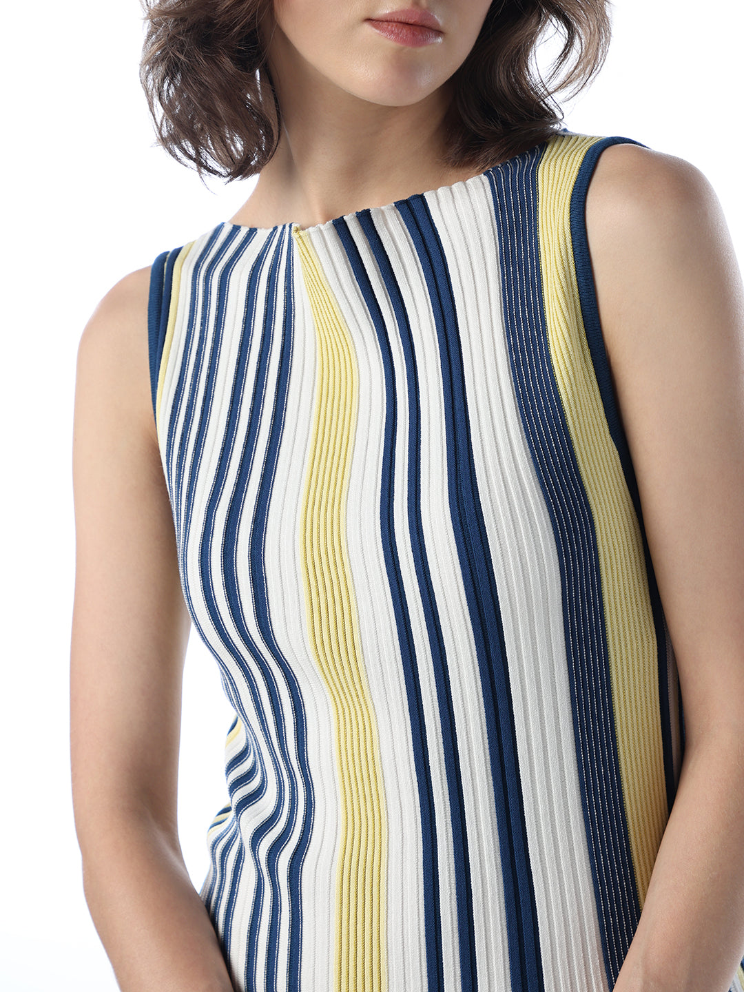 Striped Boatneck Top