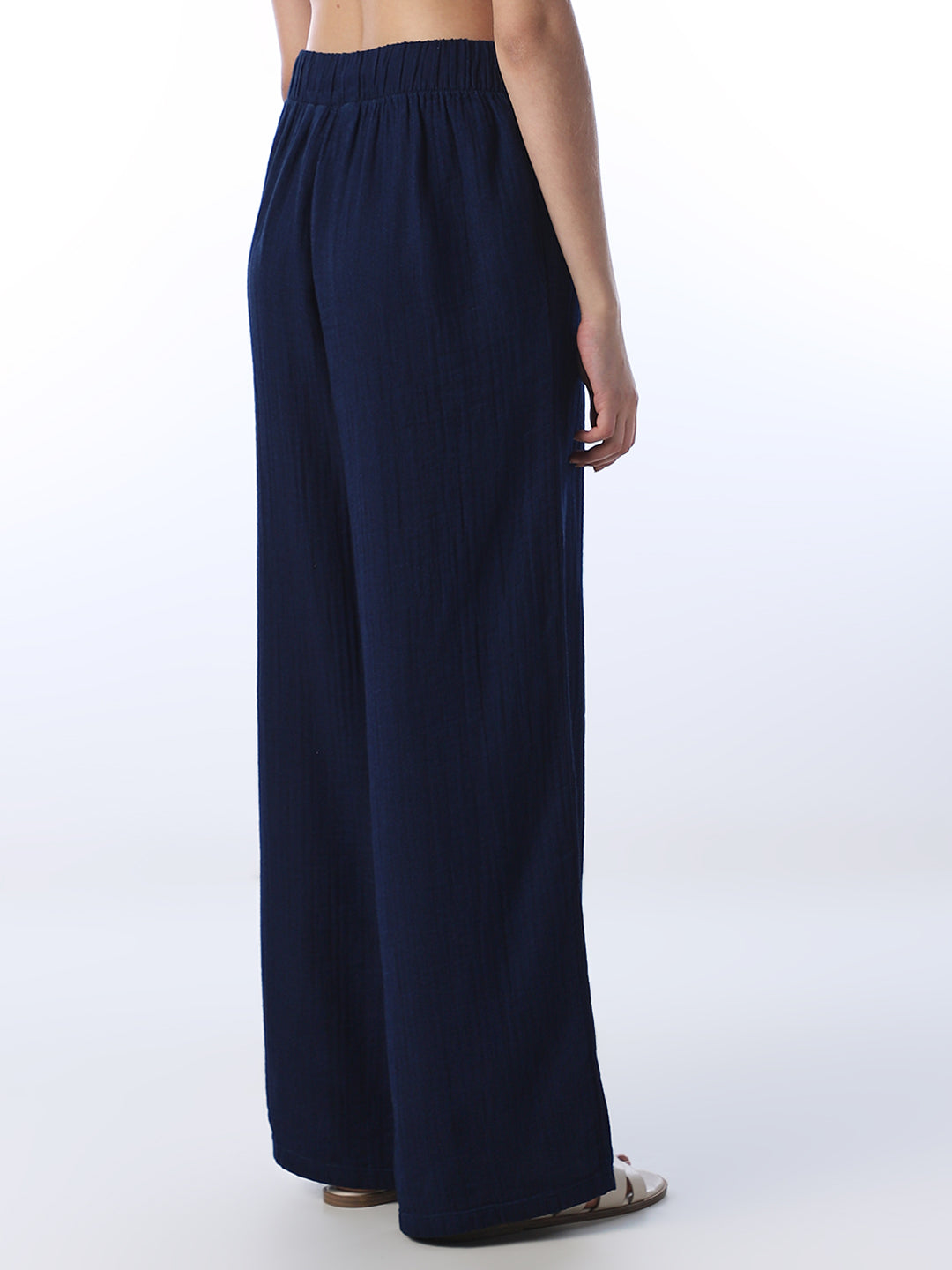 Seersucker Pull-Up Pants