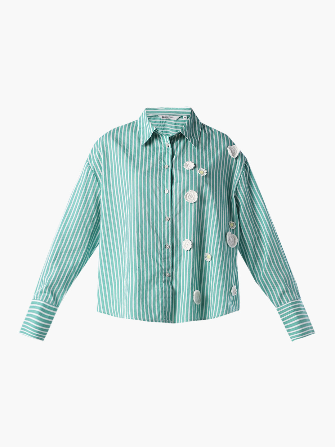 Mint Green Striped Shirt