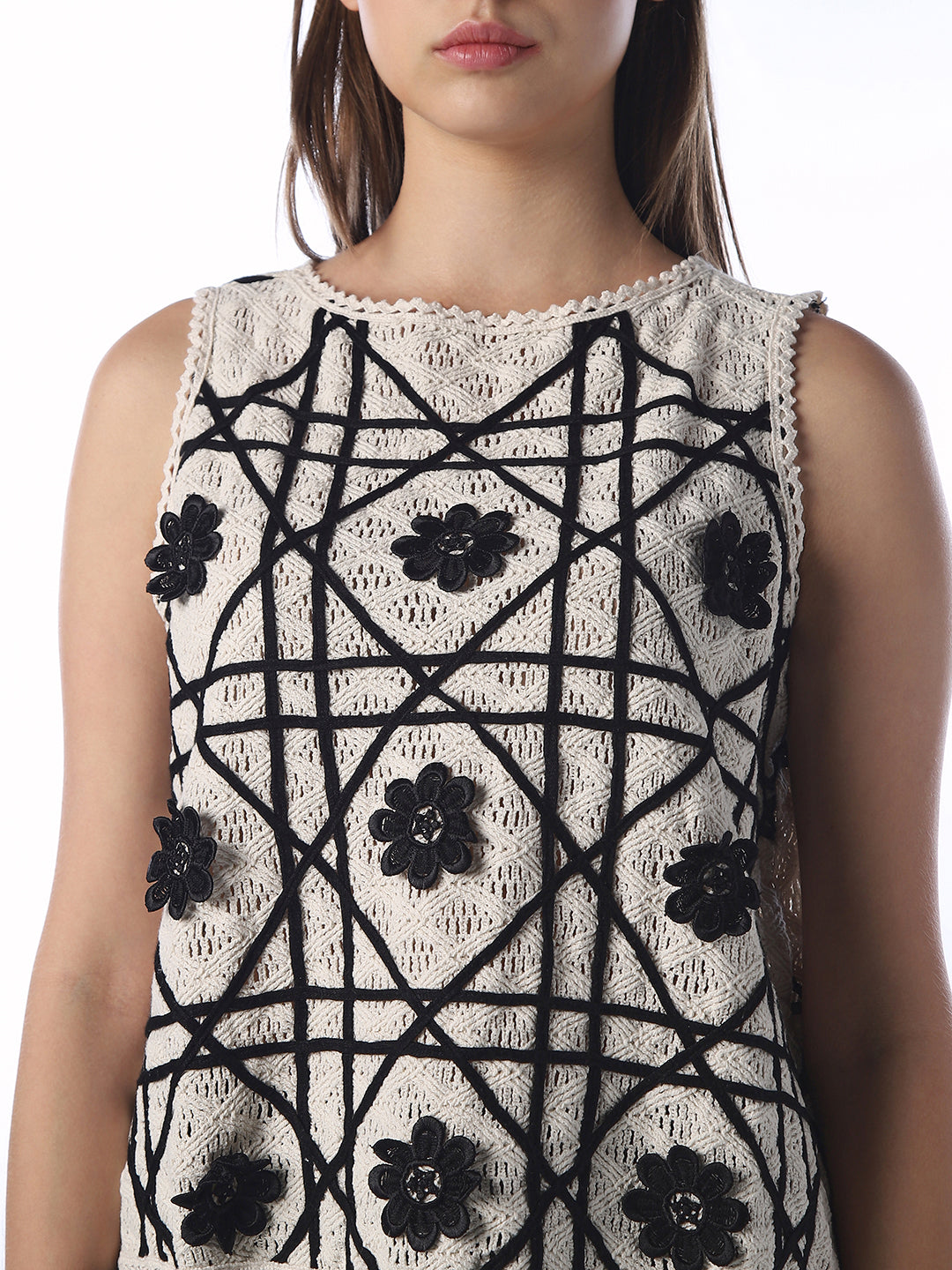 Embroidered Lace Top