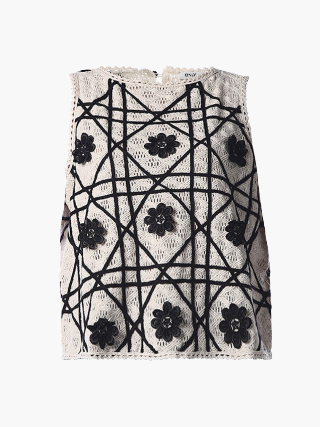 Embroidered Lace Top