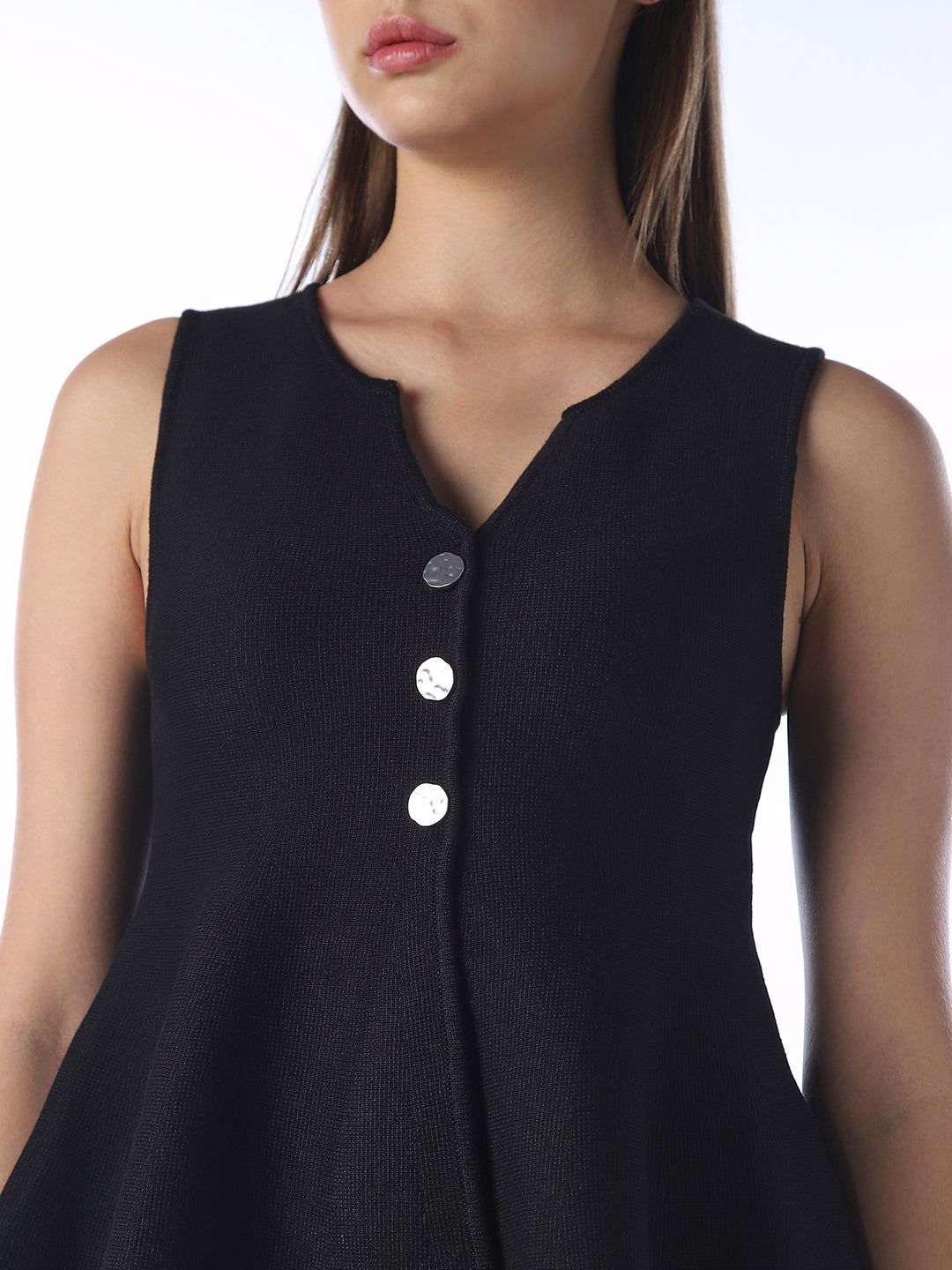 Peplum V-Neck Top