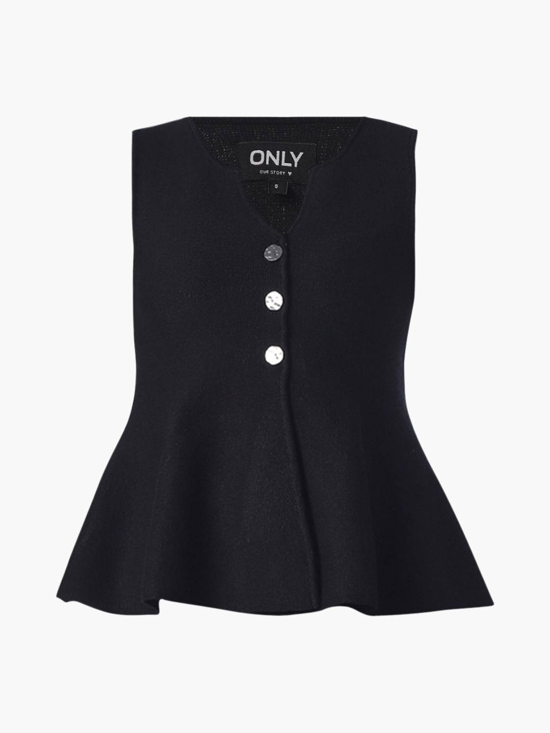 Peplum V-Neck Top