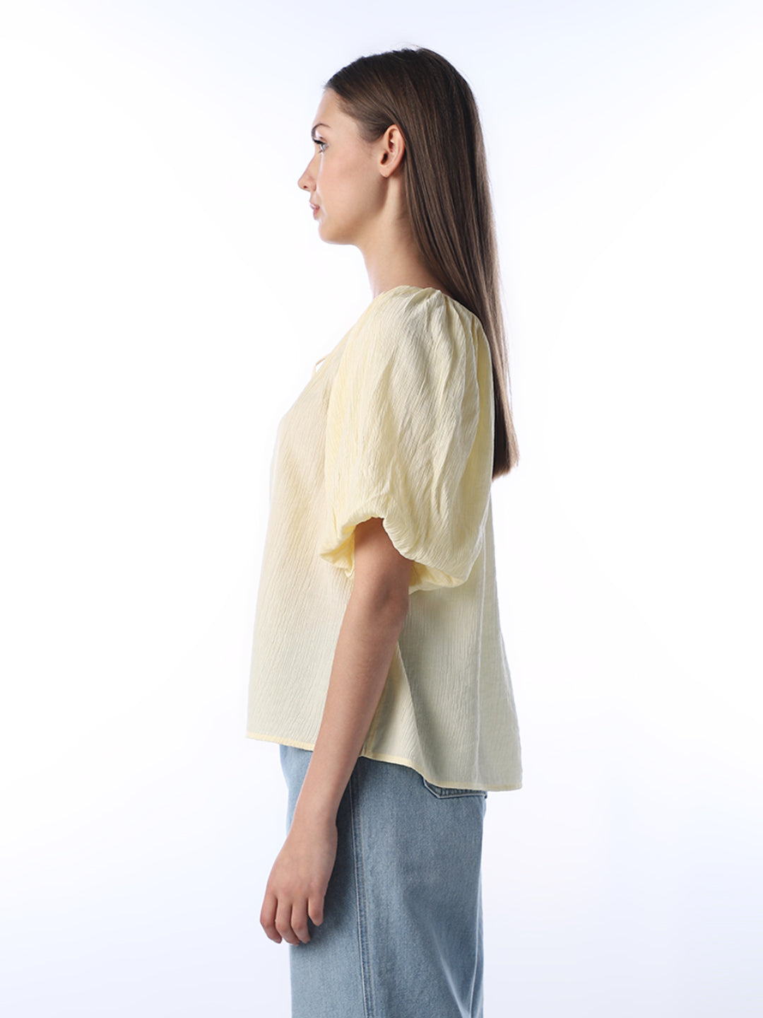 Tie-Up Neck Top