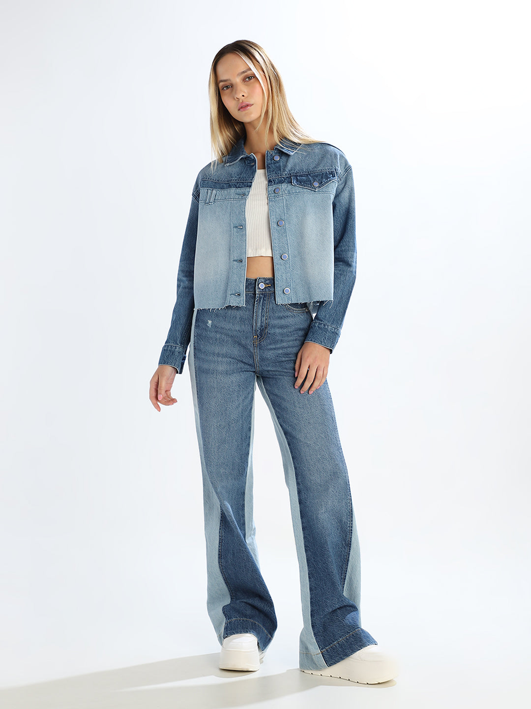 Raw Edge Denim Jacket