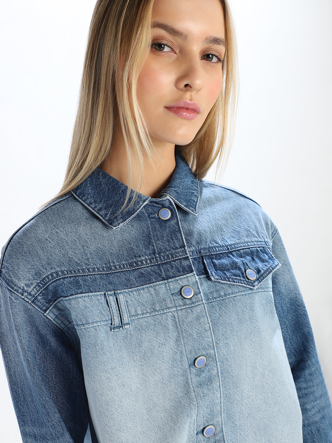 Raw Edge Denim Jacket