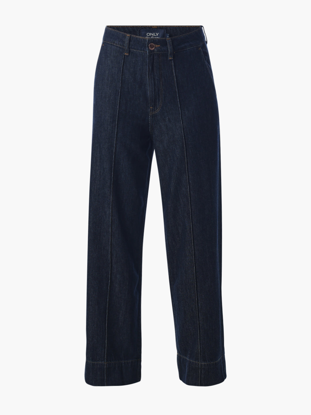 Wide Leg Dark Blue Jeans
