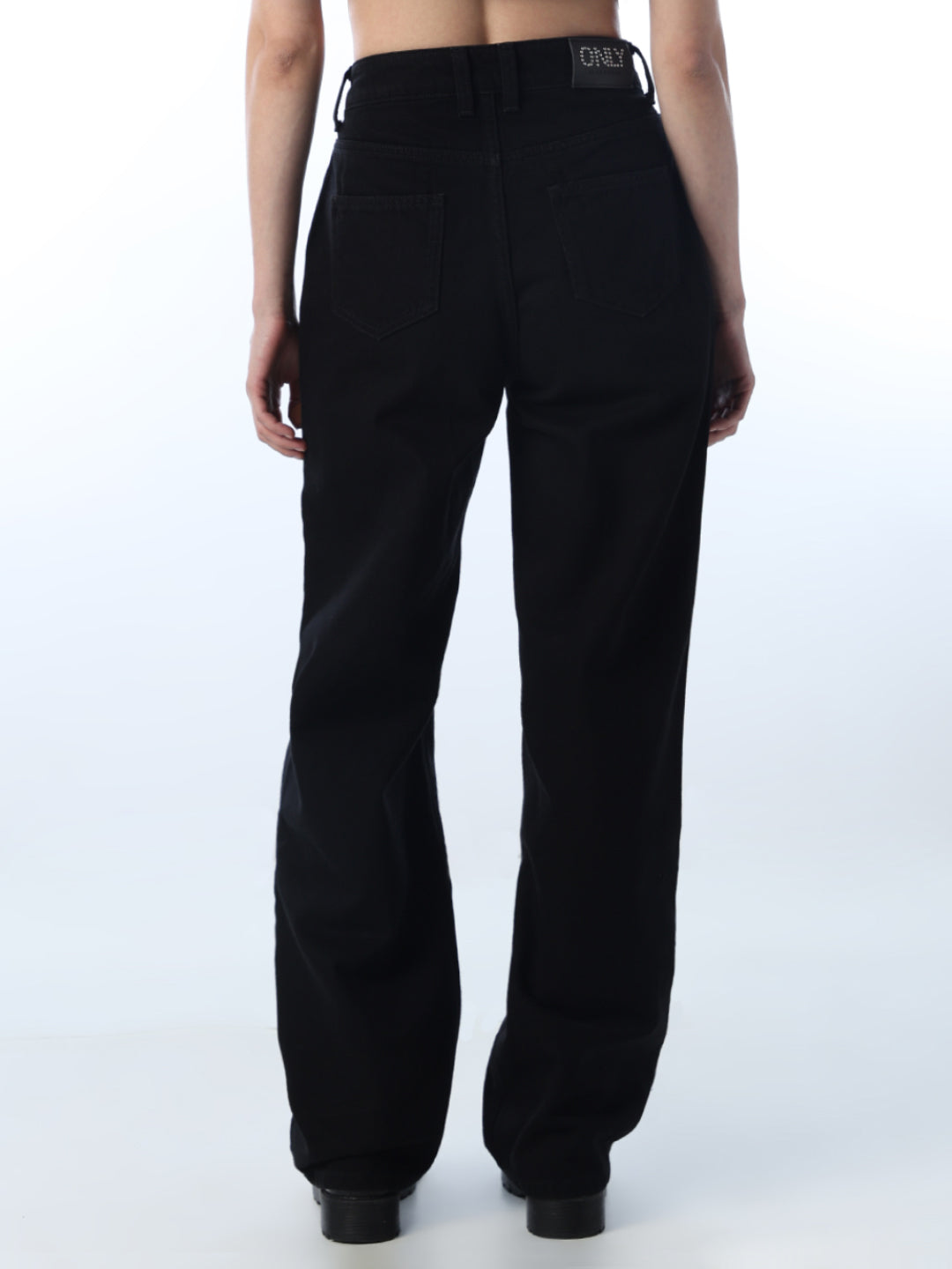 High Rise Straight Fit Jeans