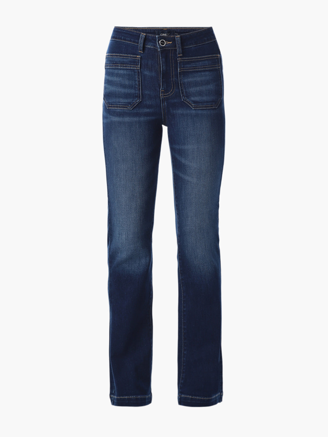 Flared Dark Washed Jeans