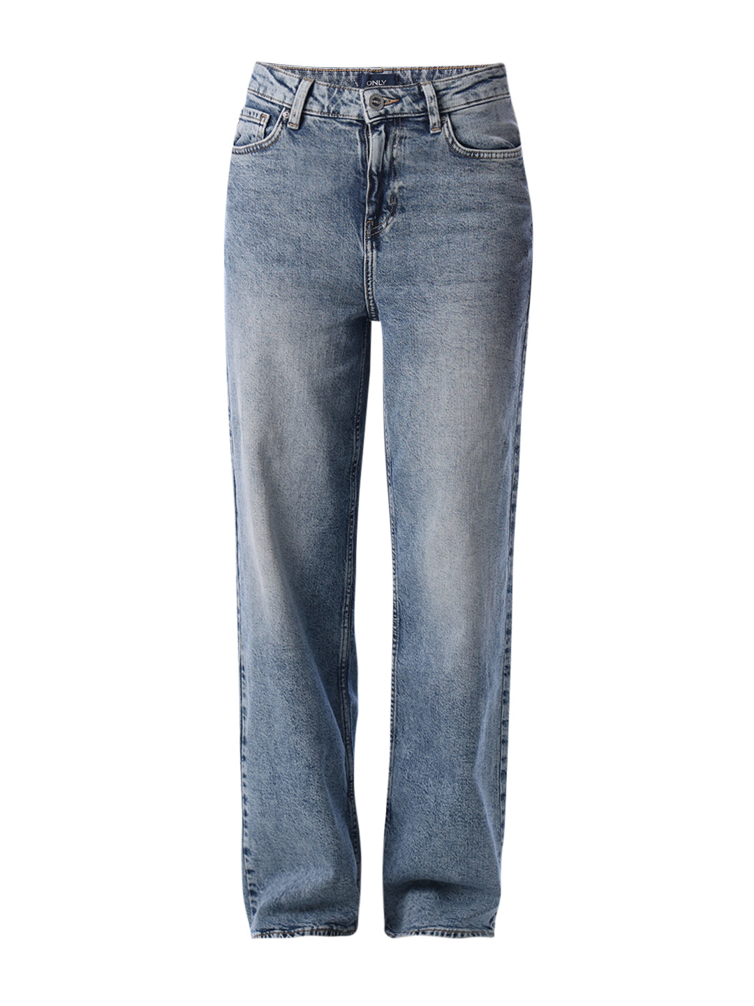 Light Wash Straight Fit Jeans