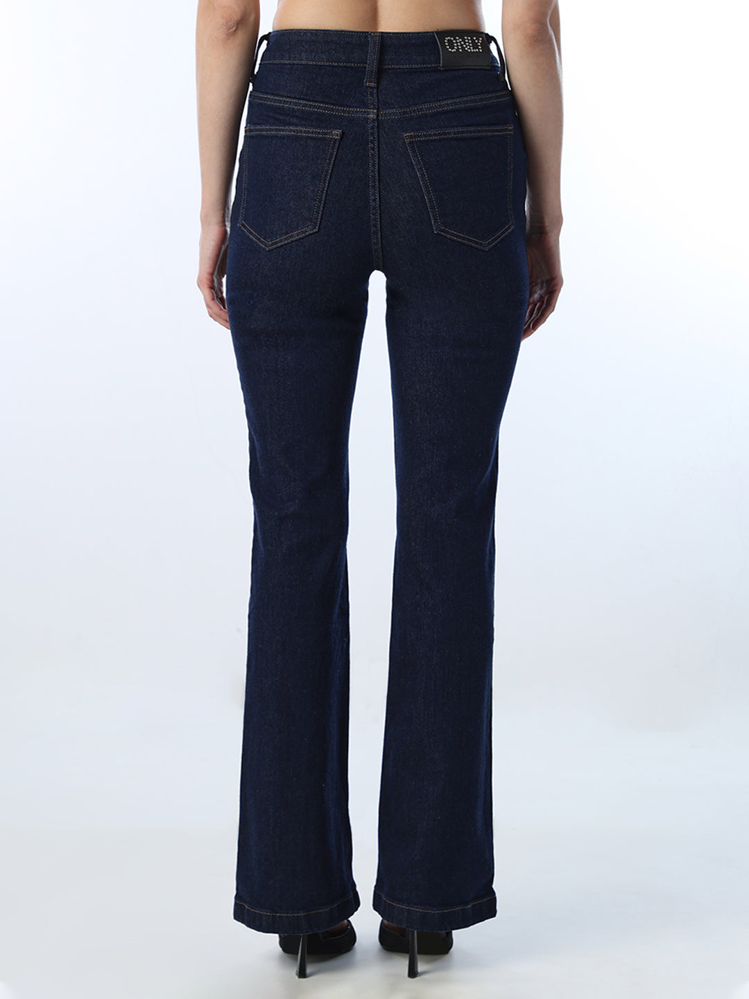 Dark Blue Flared Jeans