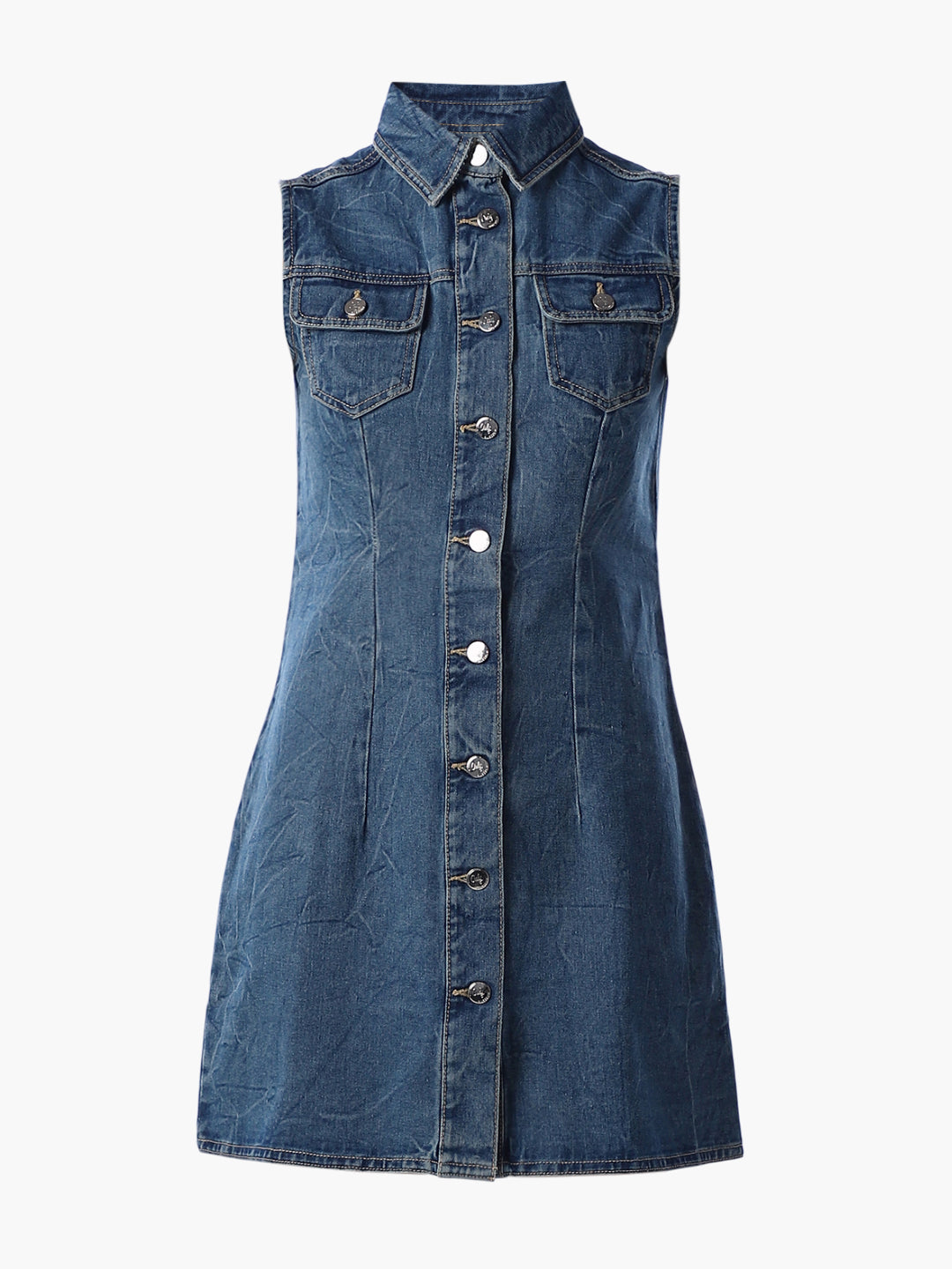 Dark Blue Denim Dress