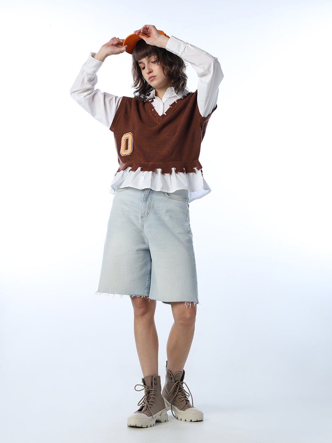 Varsity Patch Layered Shirt