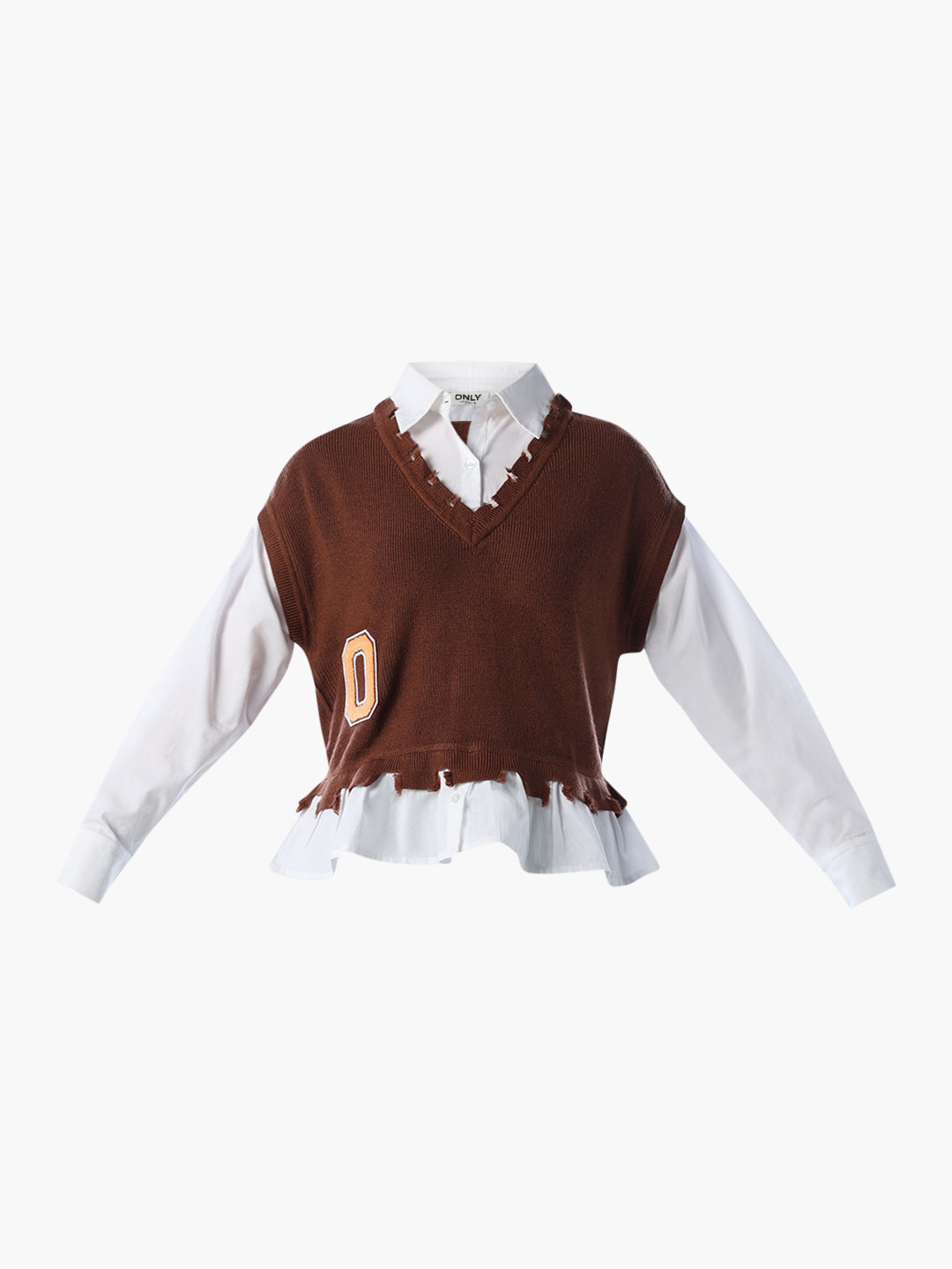 Varsity Patch Layered Shirt