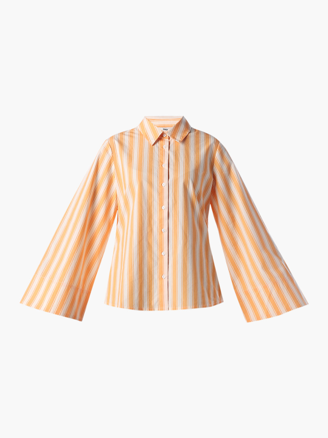 Striped Batwing Cotton Shirt