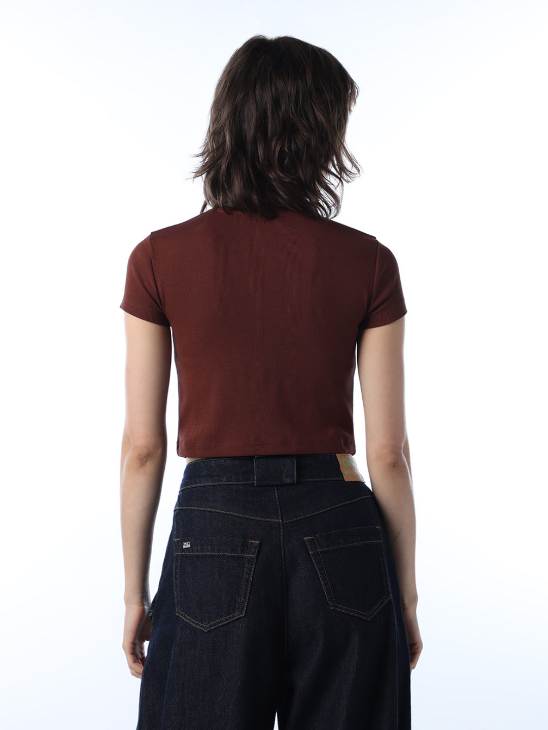 Printed Ribbed T-shirt