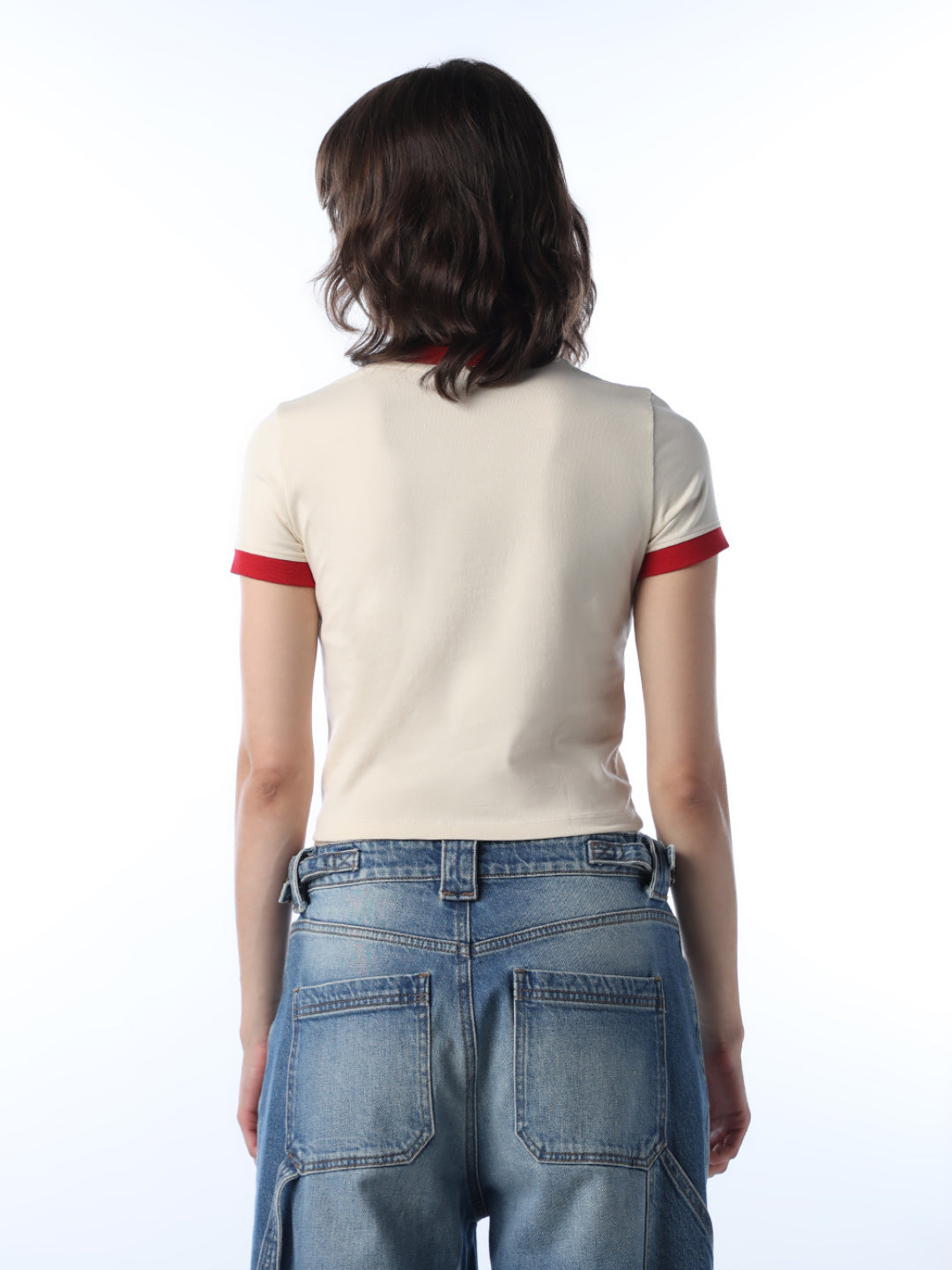 Printed Cropped T-shirt