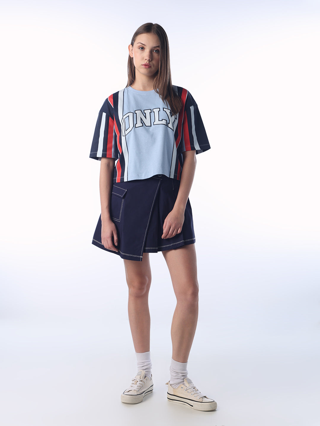 Drop Shoulder Printed T-shirt