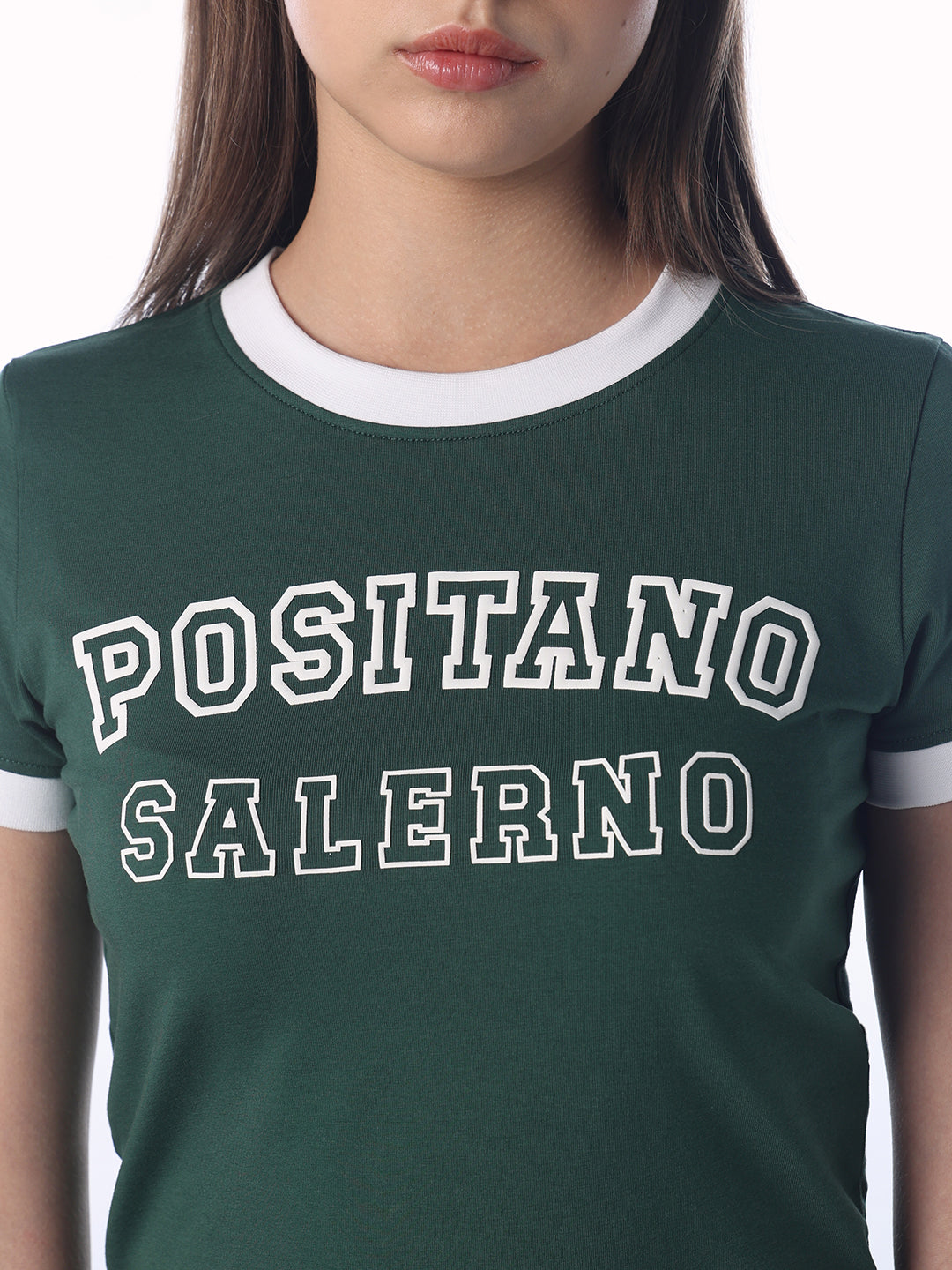 Printed Cropped T-shirt