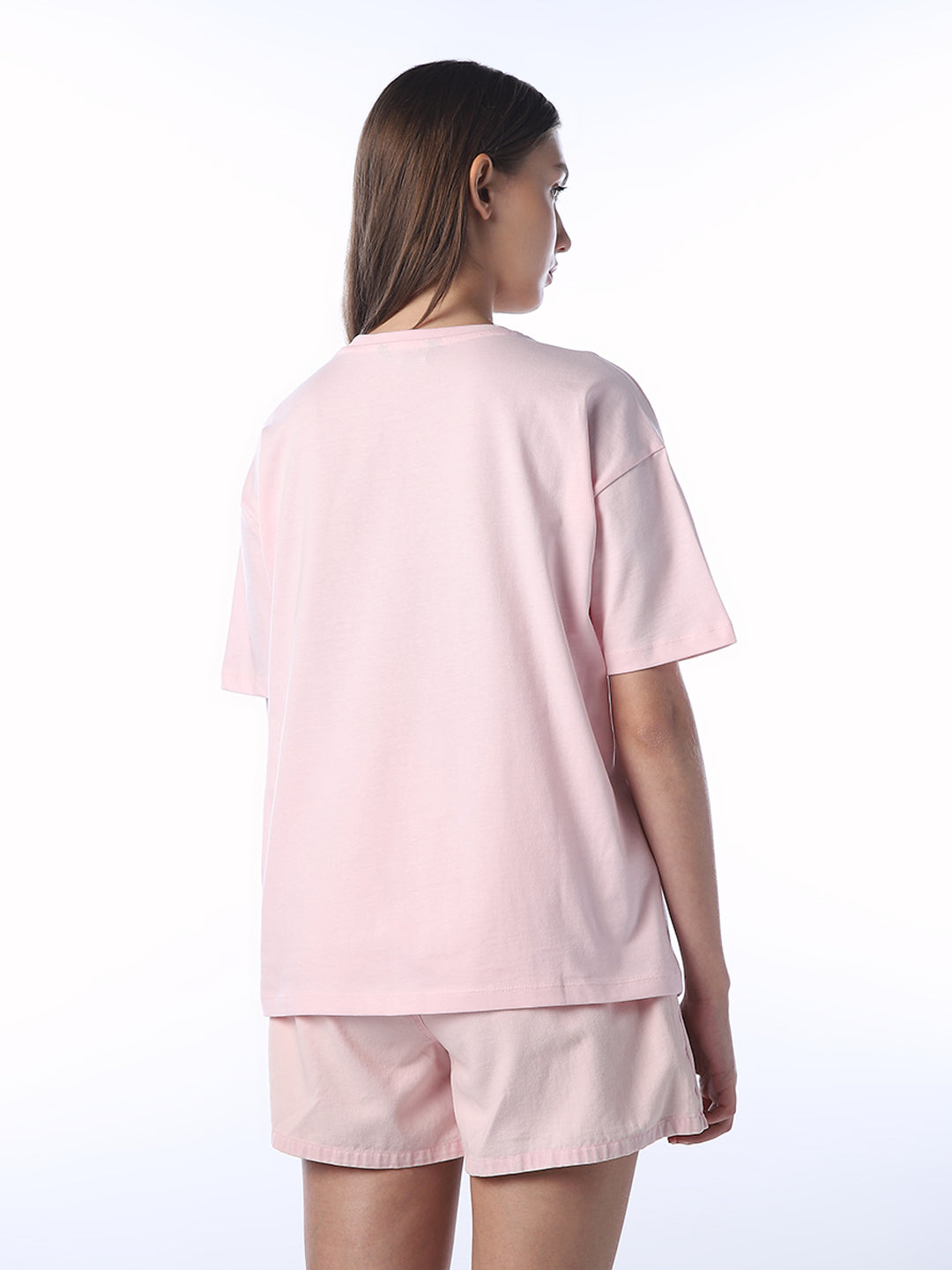 Oversized Typographic Print T-shirt