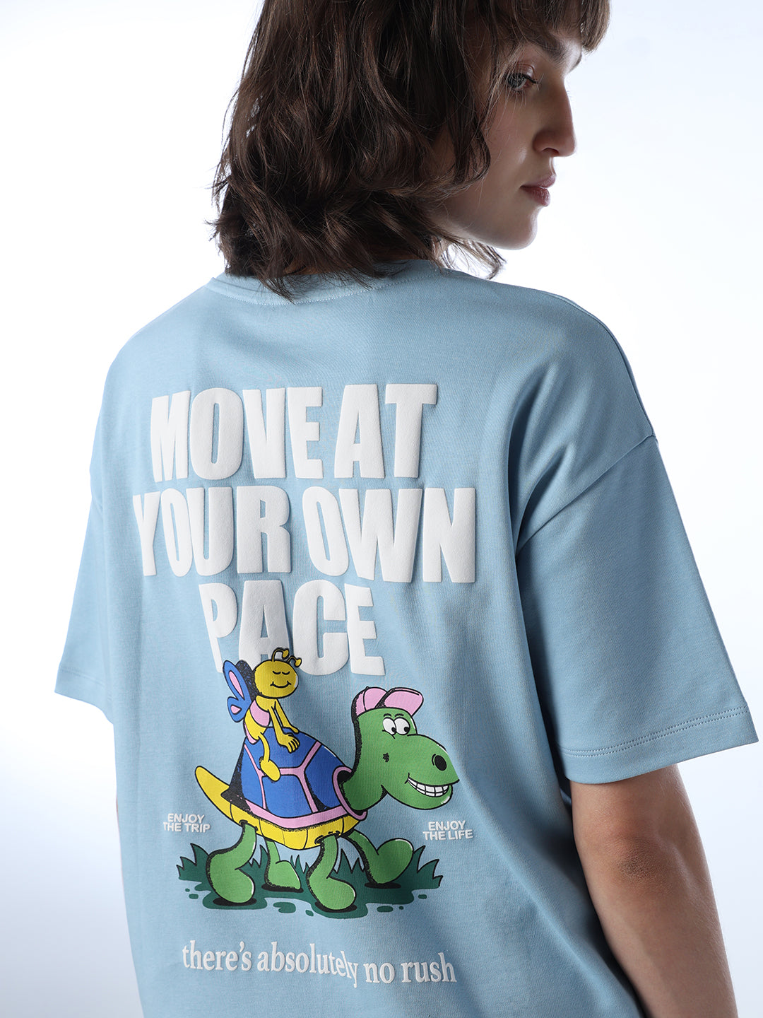 Blue Printed T-shirt