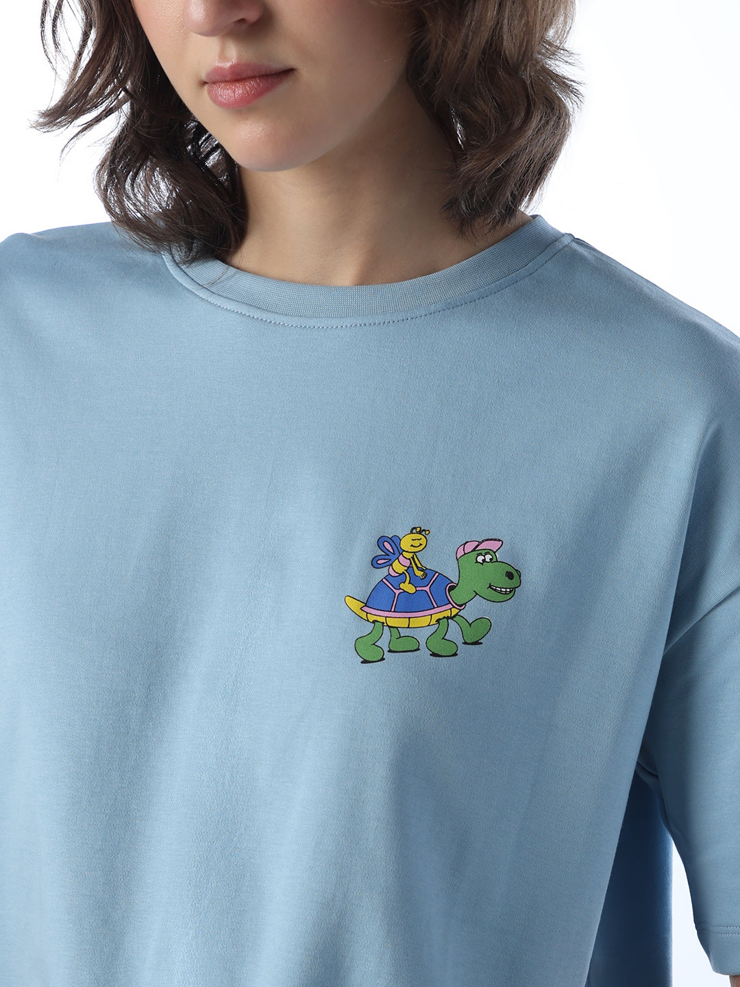 Blue Printed T-shirt