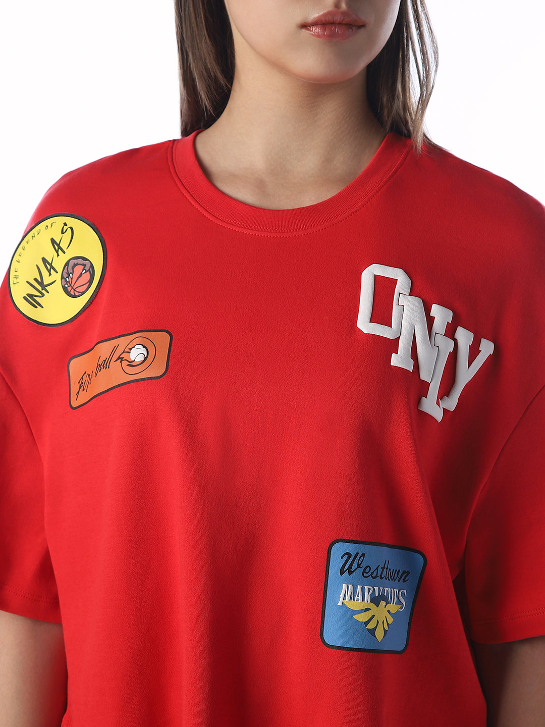 Patchwork Cropped Boxy Fit