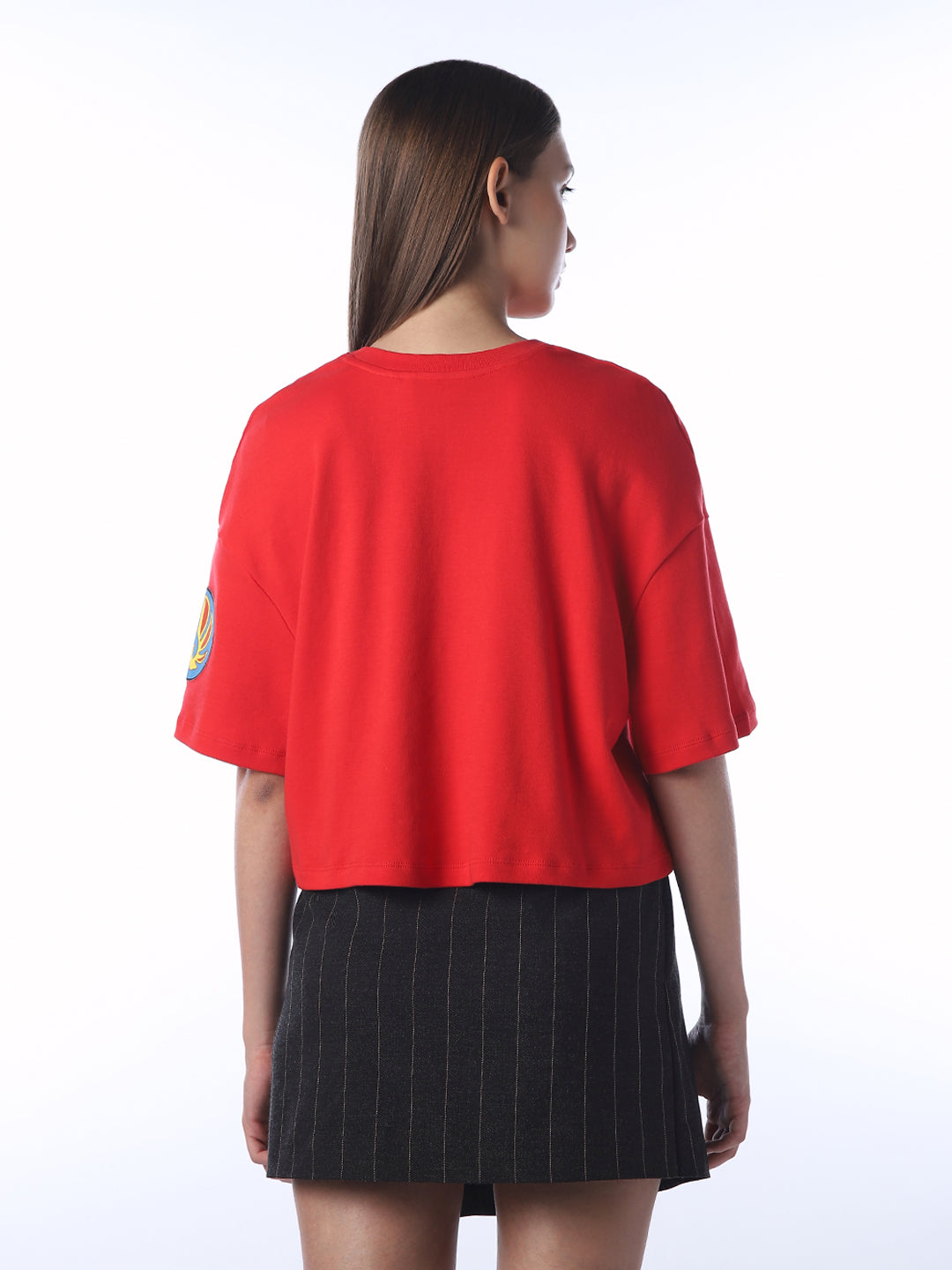 Patchwork Cropped Boxy Fit