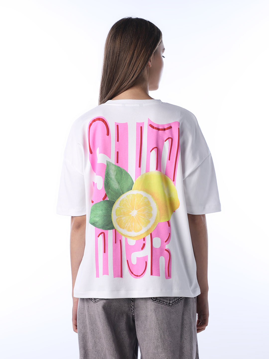 Printed Cotton Oversized T-shirt