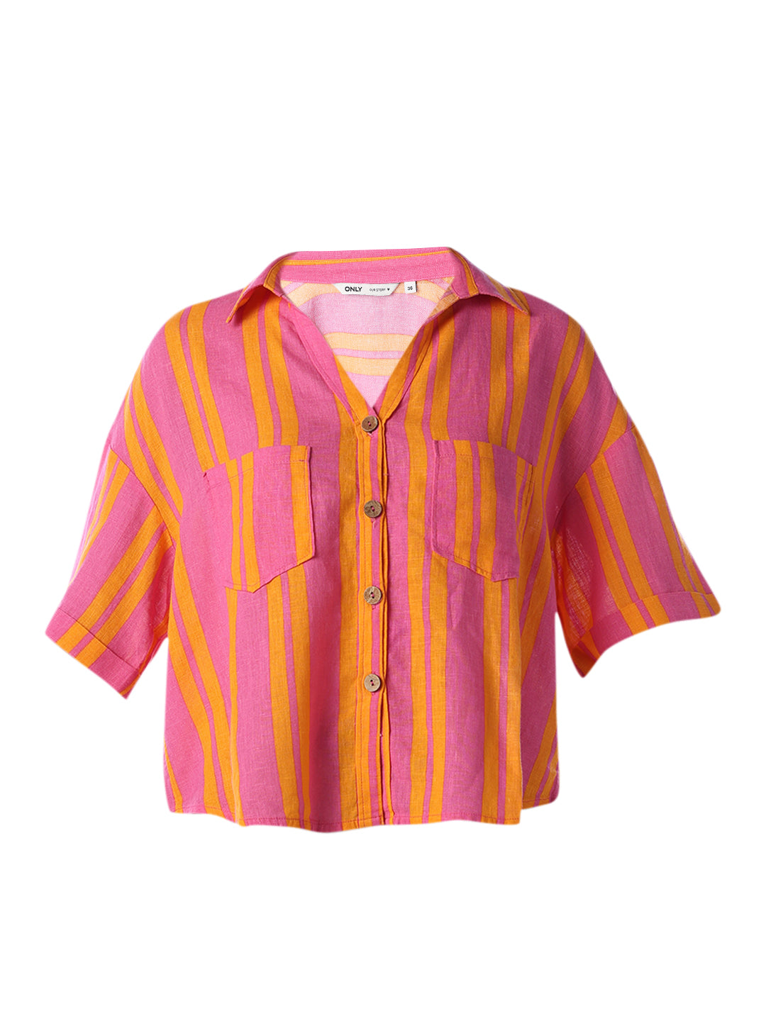 Striped Colourblocked Shirt