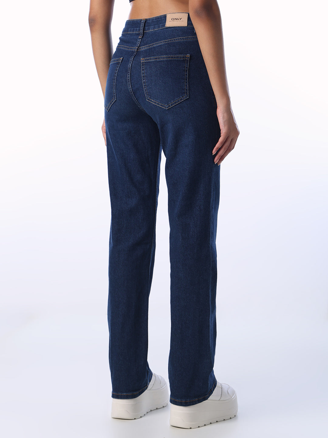 Dark Wash Troy Straight Fit Jeans