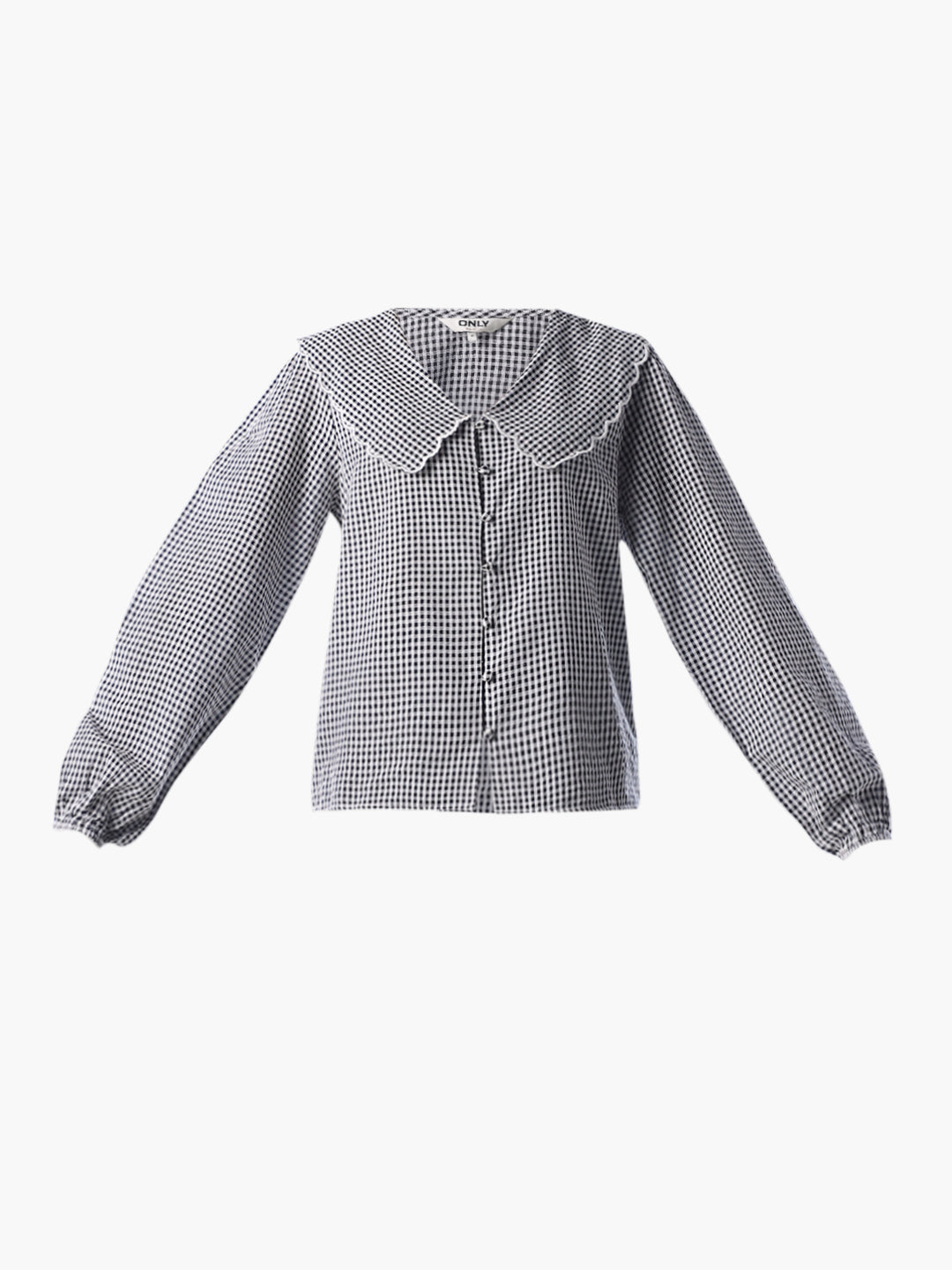 Gingham Printed Top
