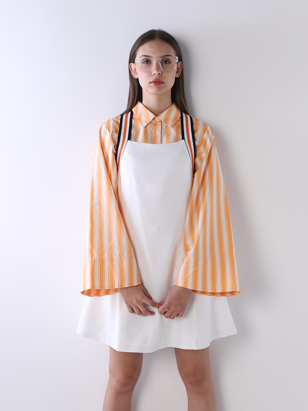 Striped Strap Mini Dress