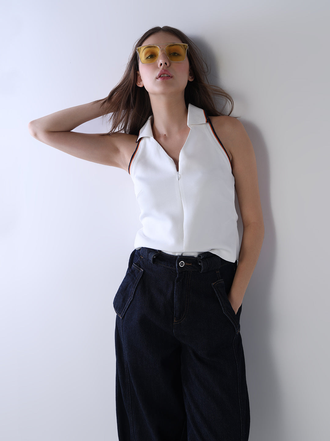 Sleeveless Slim Fit Polo