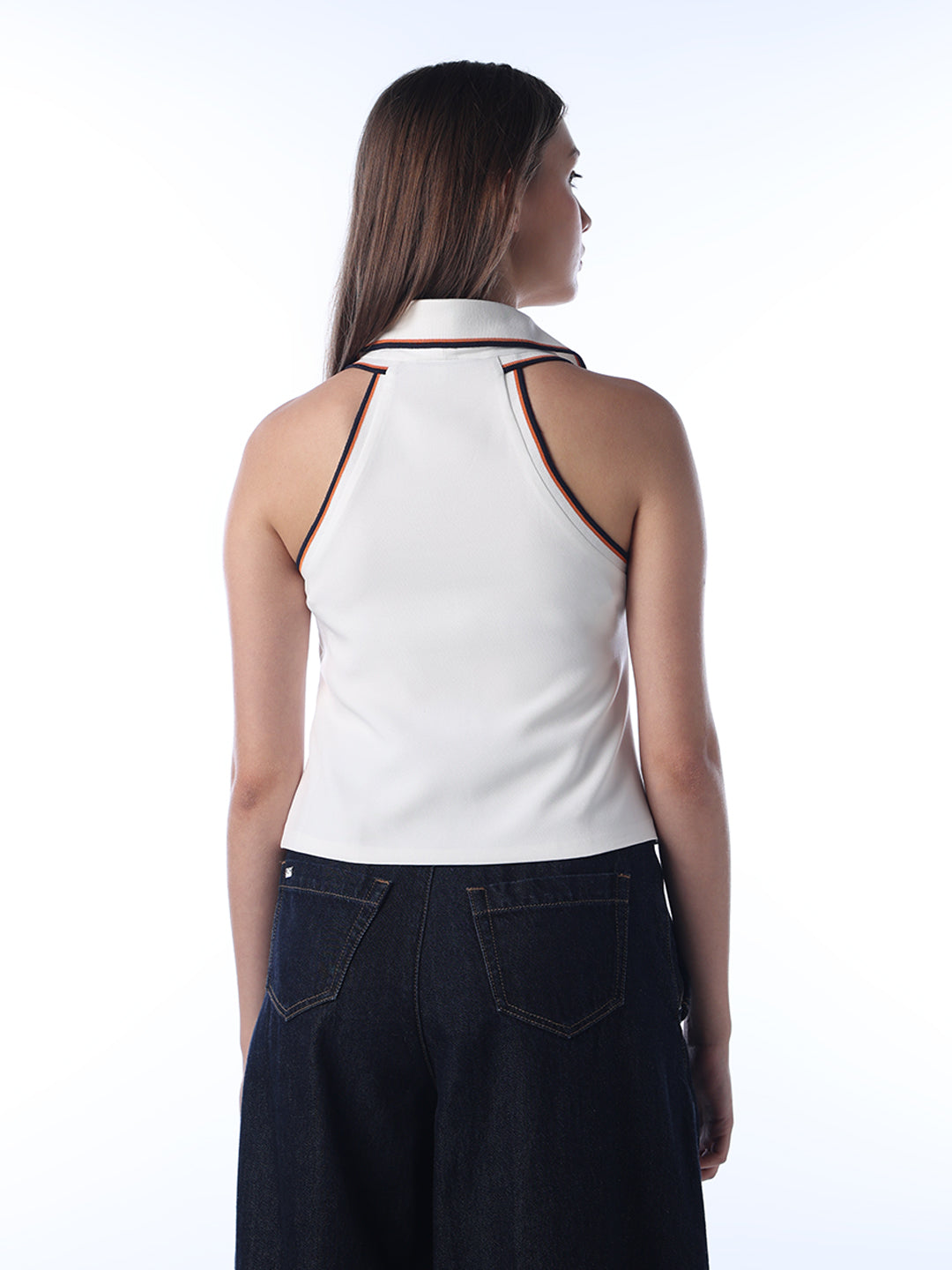 Sleeveless Slim Fit Polo