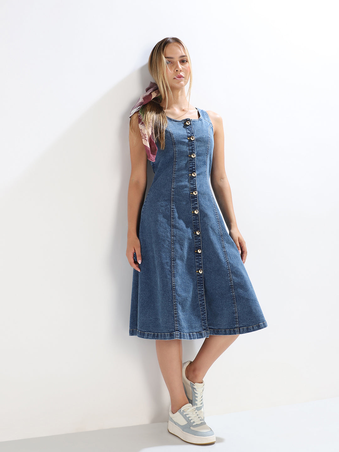 Blue Denim Dress