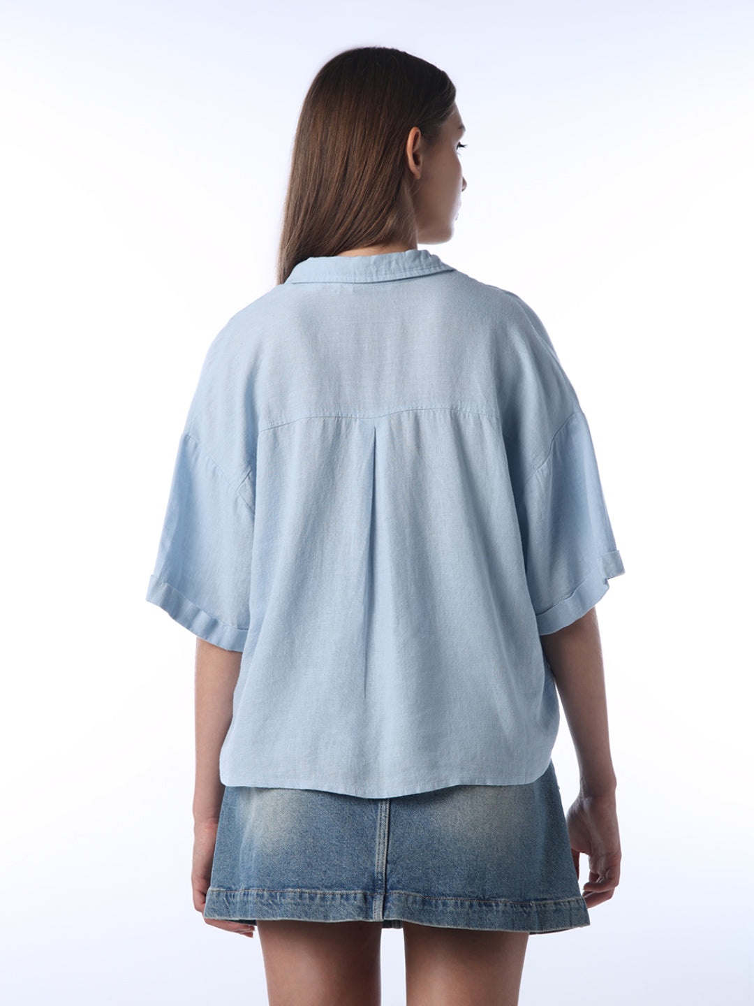 Oversized V-Neck Shirt