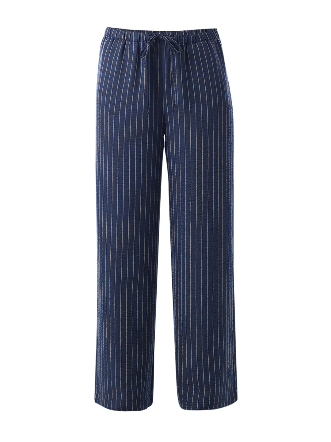 Striped Elasticated Wide Leg Pants