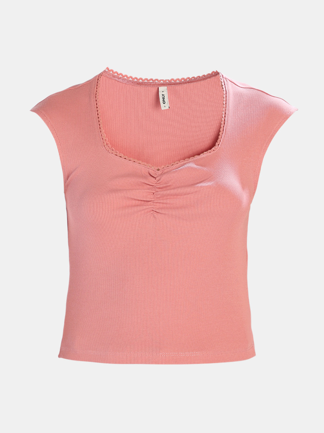 Pink Ribbed Top