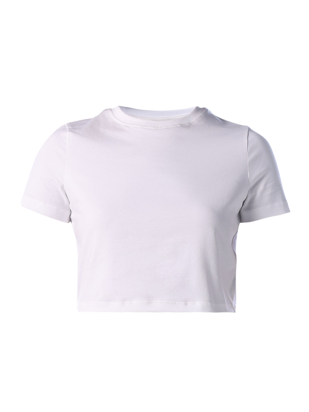 Cropped Snug T-shirt - White