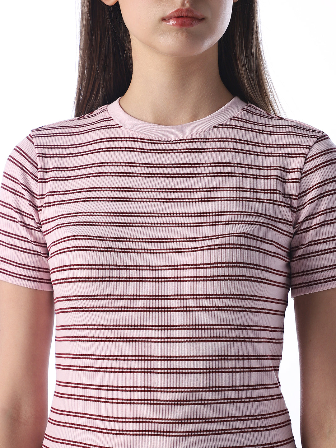 Ribbed Striped T-shirt