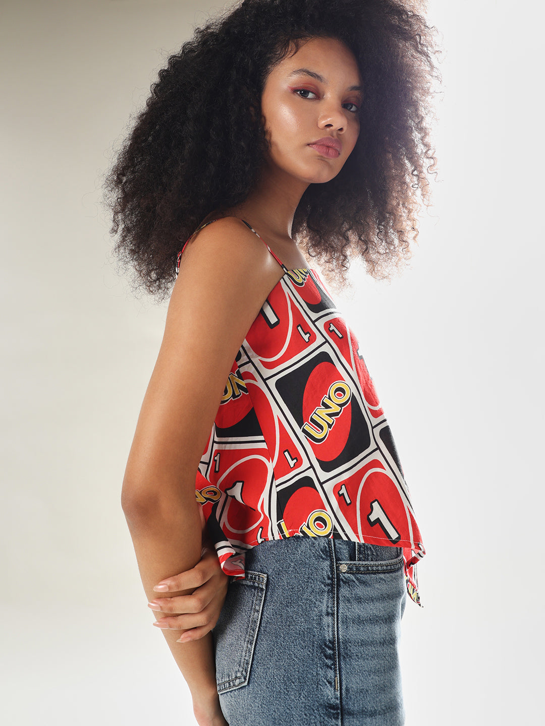 UNO X ONLY Printed Asymmetric Top