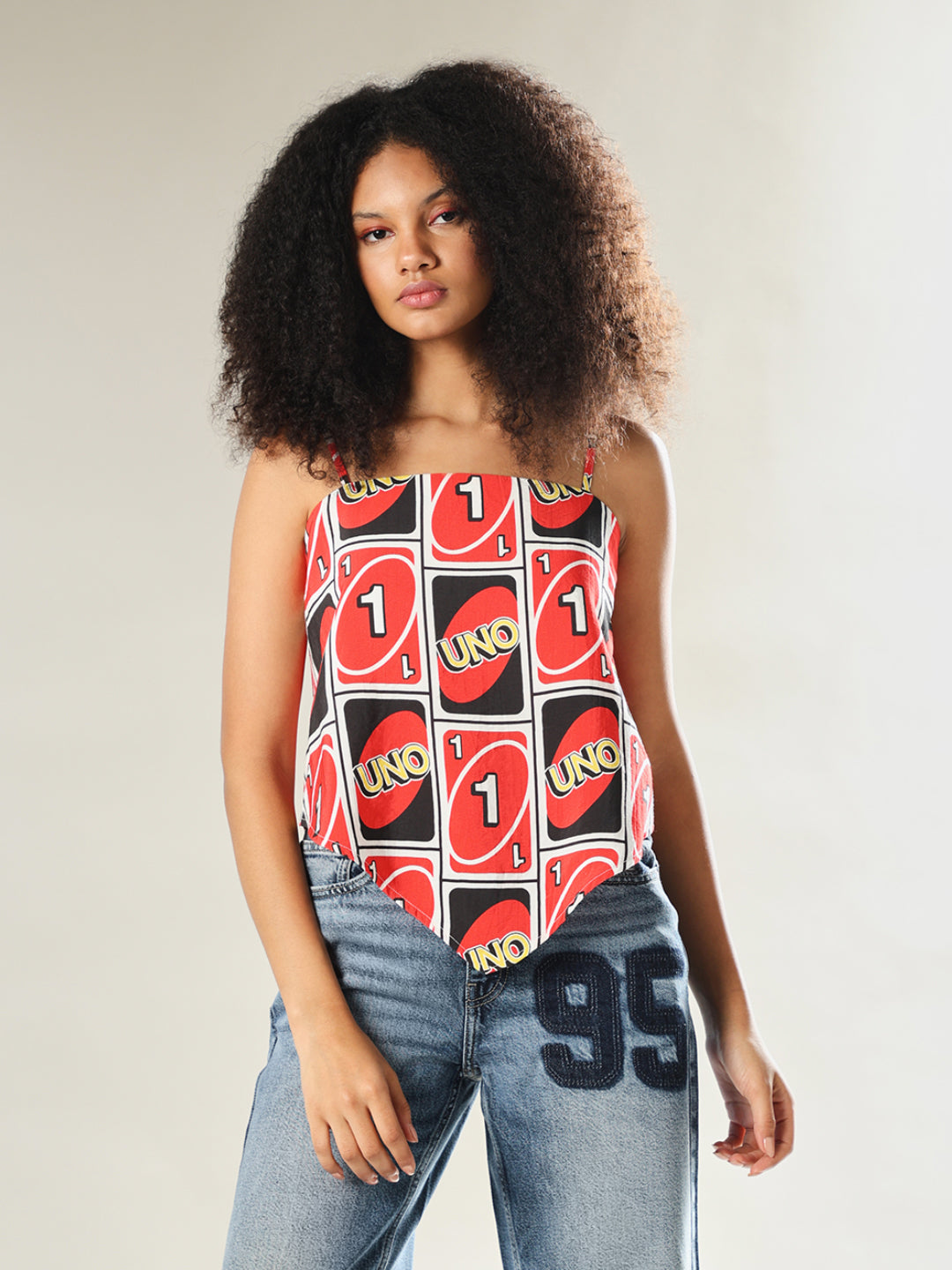 UNO X ONLY Printed Asymmetric Top