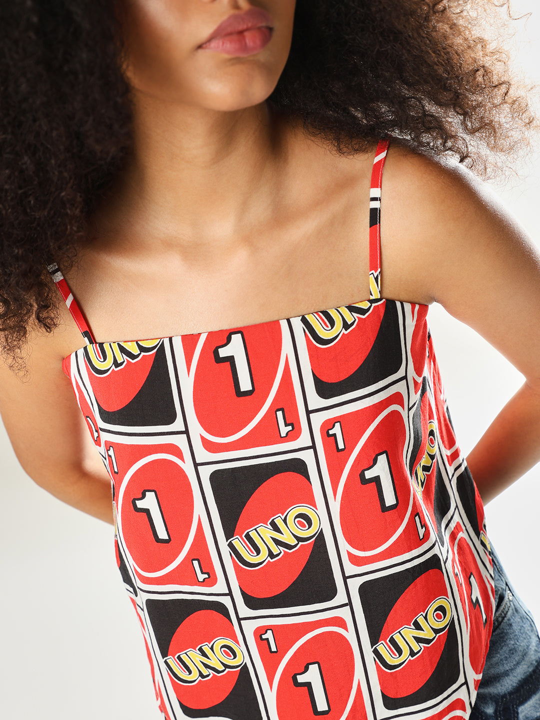 UNO X ONLY Printed Asymmetric Top