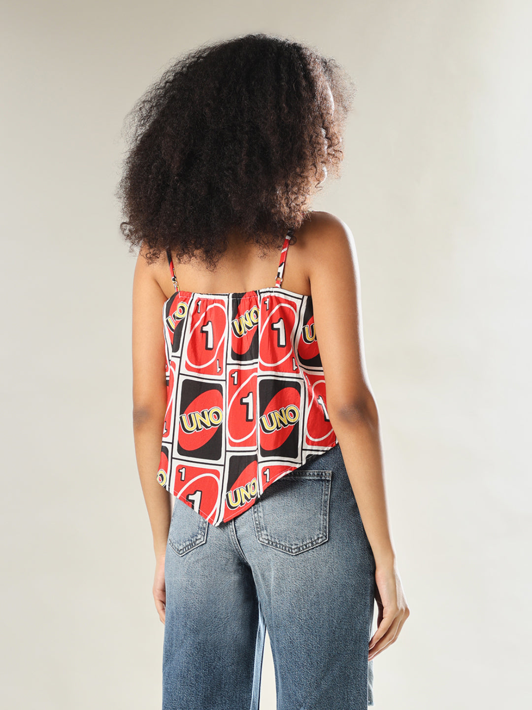 UNO X ONLY Printed Asymmetric Top