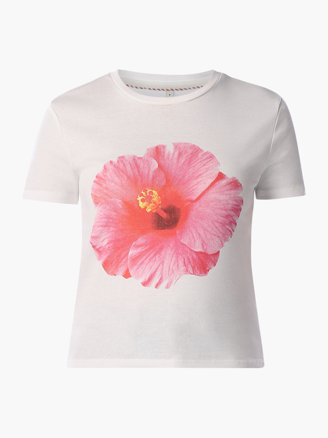 White Printed T-shirt