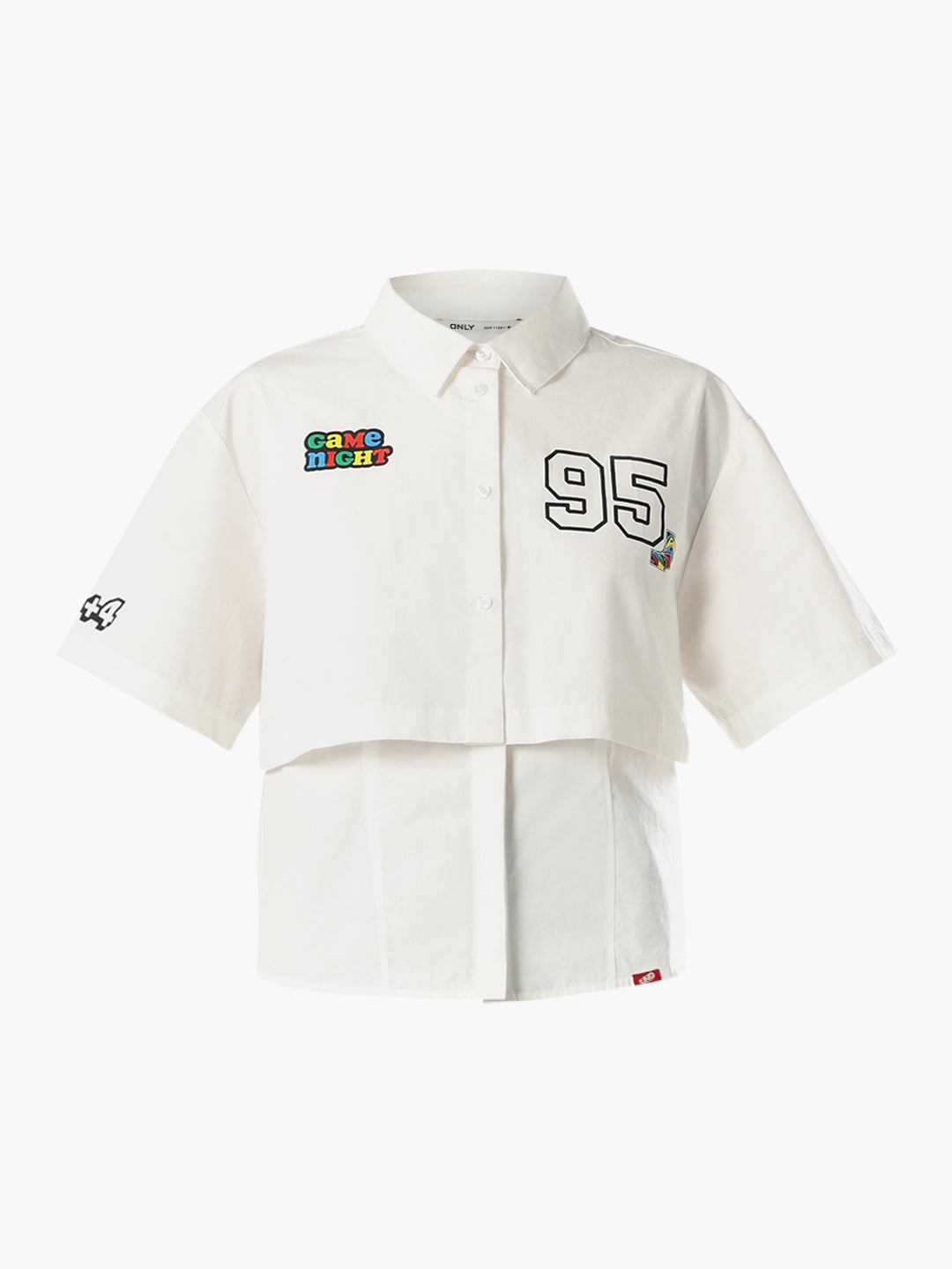 UNO X ONLY Layered Cotton Shirt