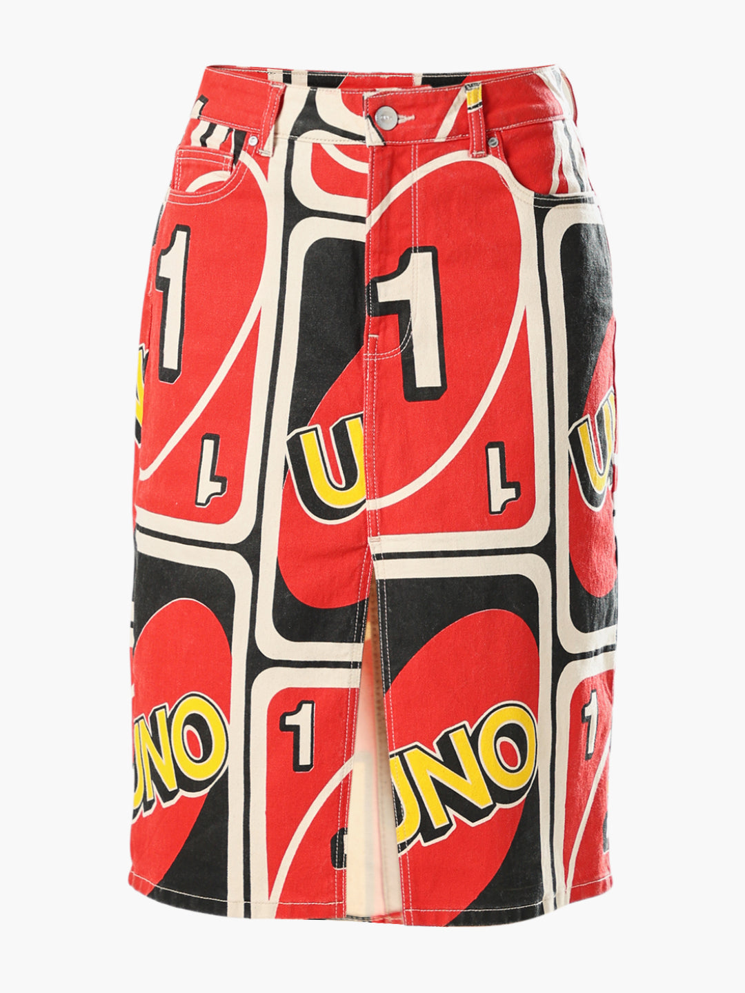 UNO X ONLY High Rise Denim Skirt