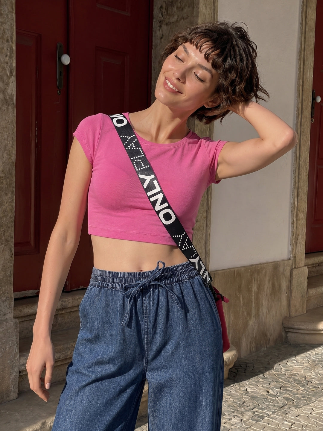 Slim Fit Cropped T-shirt