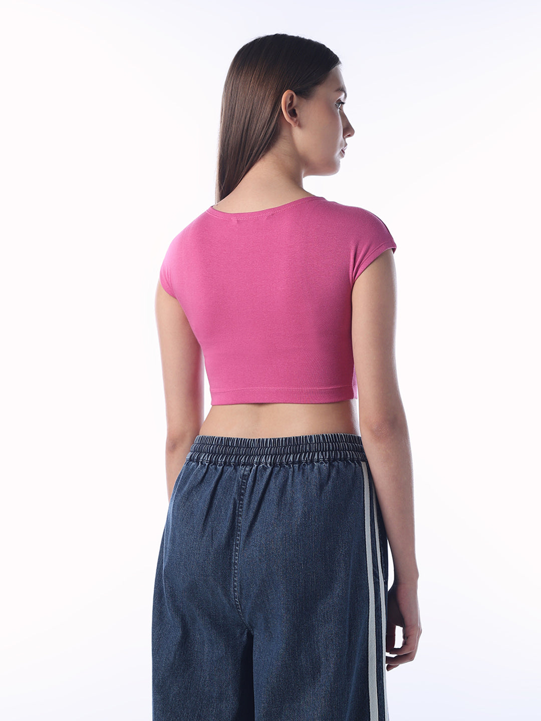 Slim Fit Cropped T-shirt